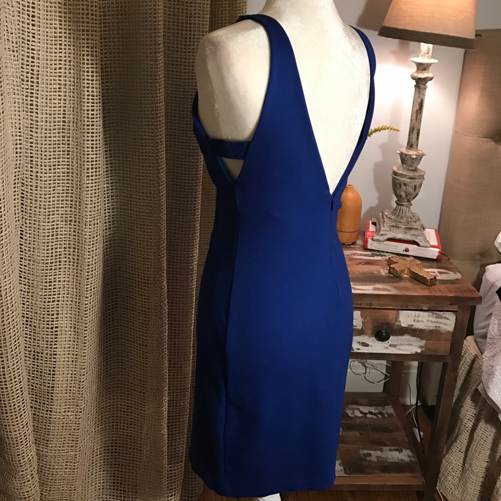 AMANDA UPRICHARD ROYAL BLUE DRESD - Picture 3 of 8
